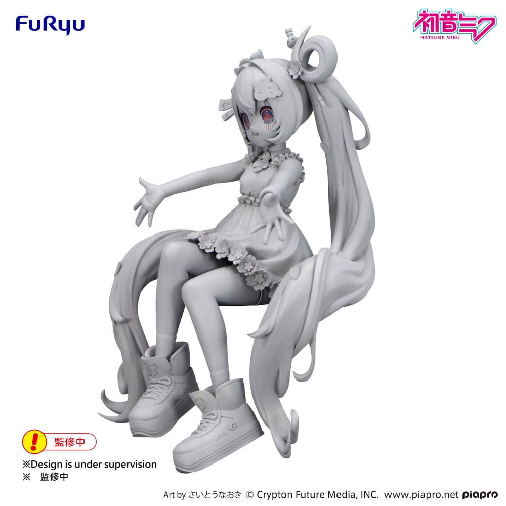 Hatsune Miku Noodle Stopper PVC Statue Hatsune Miku 10th Anniversary 14 cm