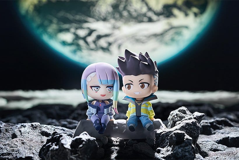 Cyberpunk: Edgerunners Qset+ PVC Figures 2-Pack David & Lucy 8 cm