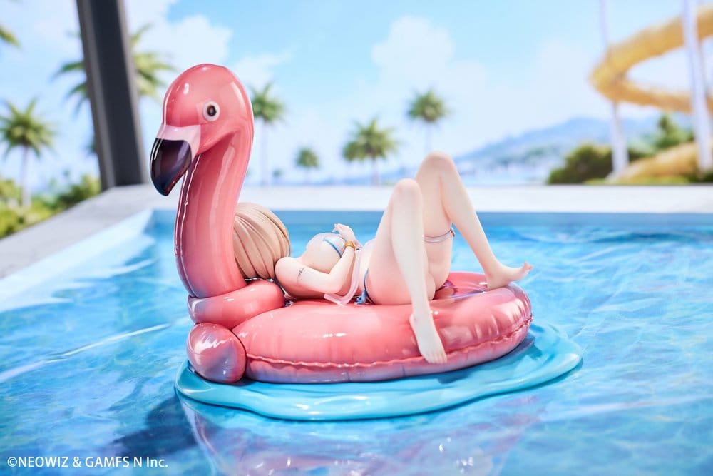 Brown Dust 2 PVC Figure 1/7 Hot Summer Dream Justia 16 cm