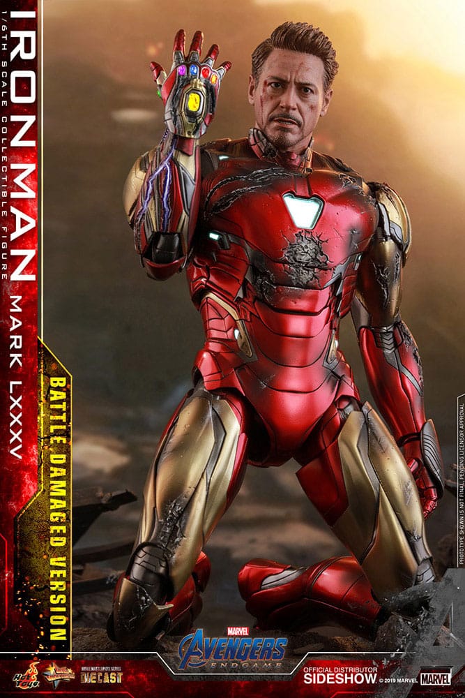 Avengers: Endgame Movie Masterpiece Diecast Action Figure 1/6 Iron Man Mark LXXXV (Battle Damaged Version) Special Edition 32 cm