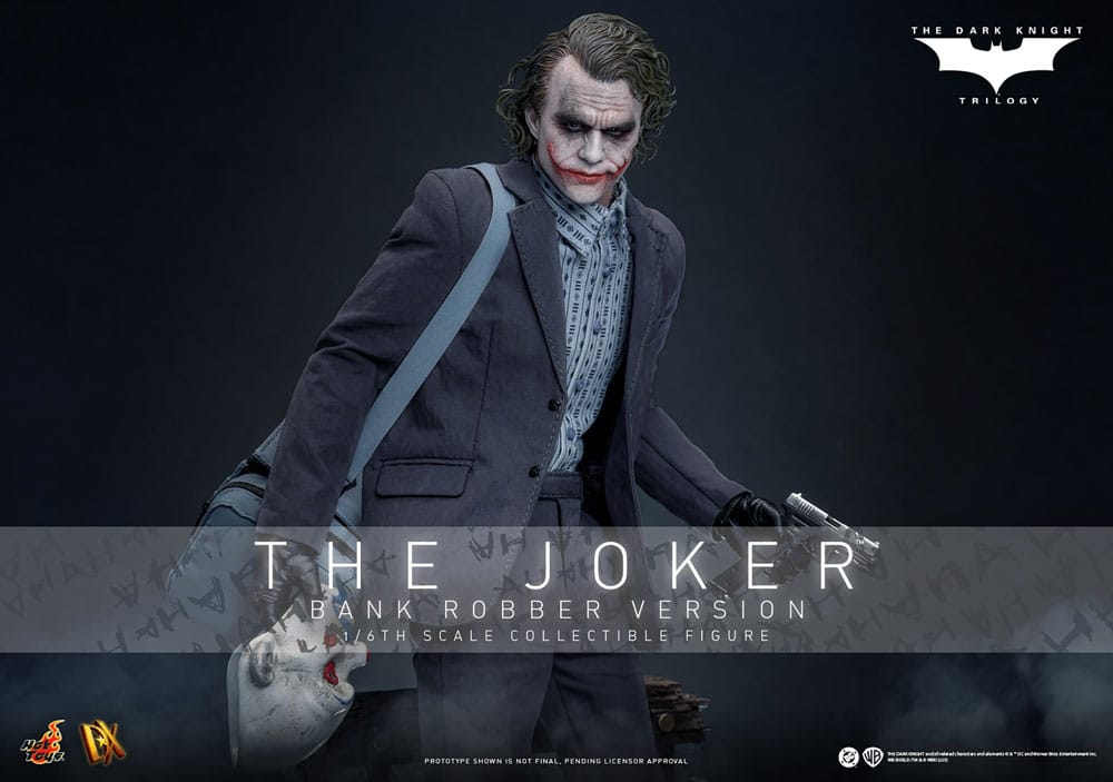 The Dark Knight DX Action Figure 1/6 The Joker (Bank Robber Version) 30 cm