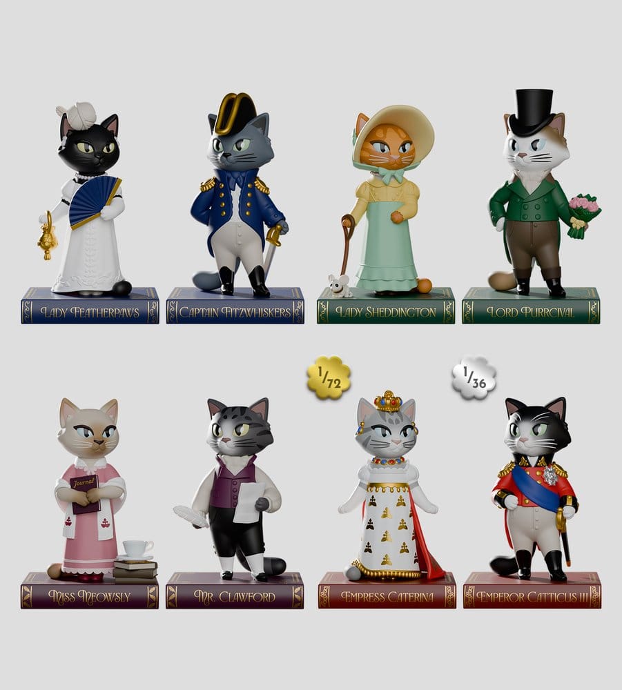 Regency Cats Mini Figures S1 9 cm Blind Box Display (6)