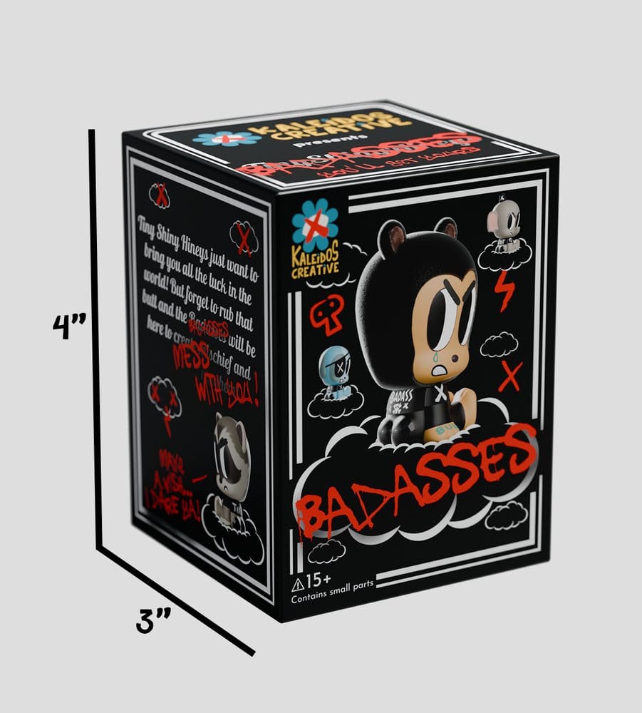 Tiny Shiny Hiney Peakers Mini Figures S2 Badasses 7 cm Blind Box Display (6)