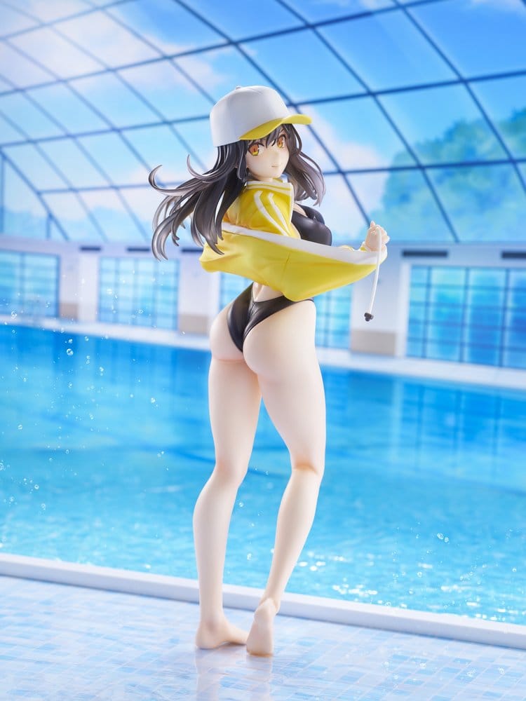 KoiKoi Sakura PVC Figure 1/6 Kyou kara Suieibu Komon no Tama-chan Sensei 27 cm