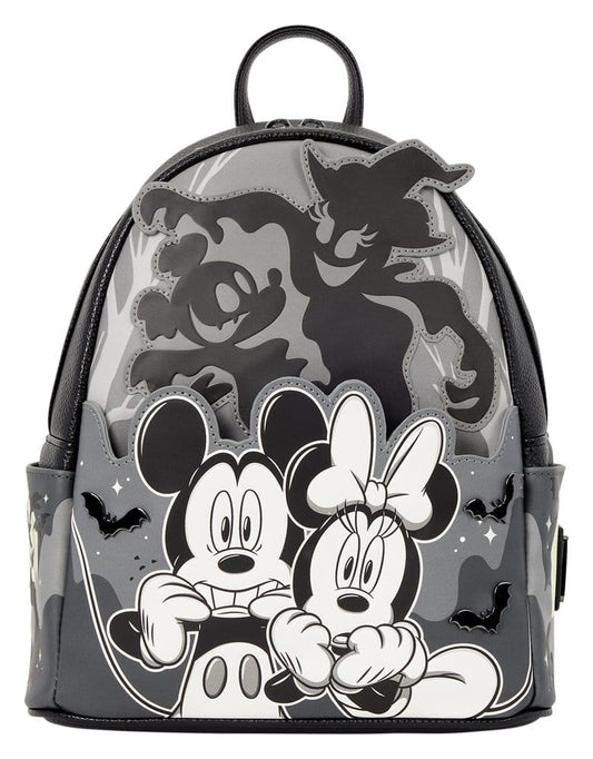 Mickey & Minnie by Loungefly Mini Backpack Ghost Light Up Glow