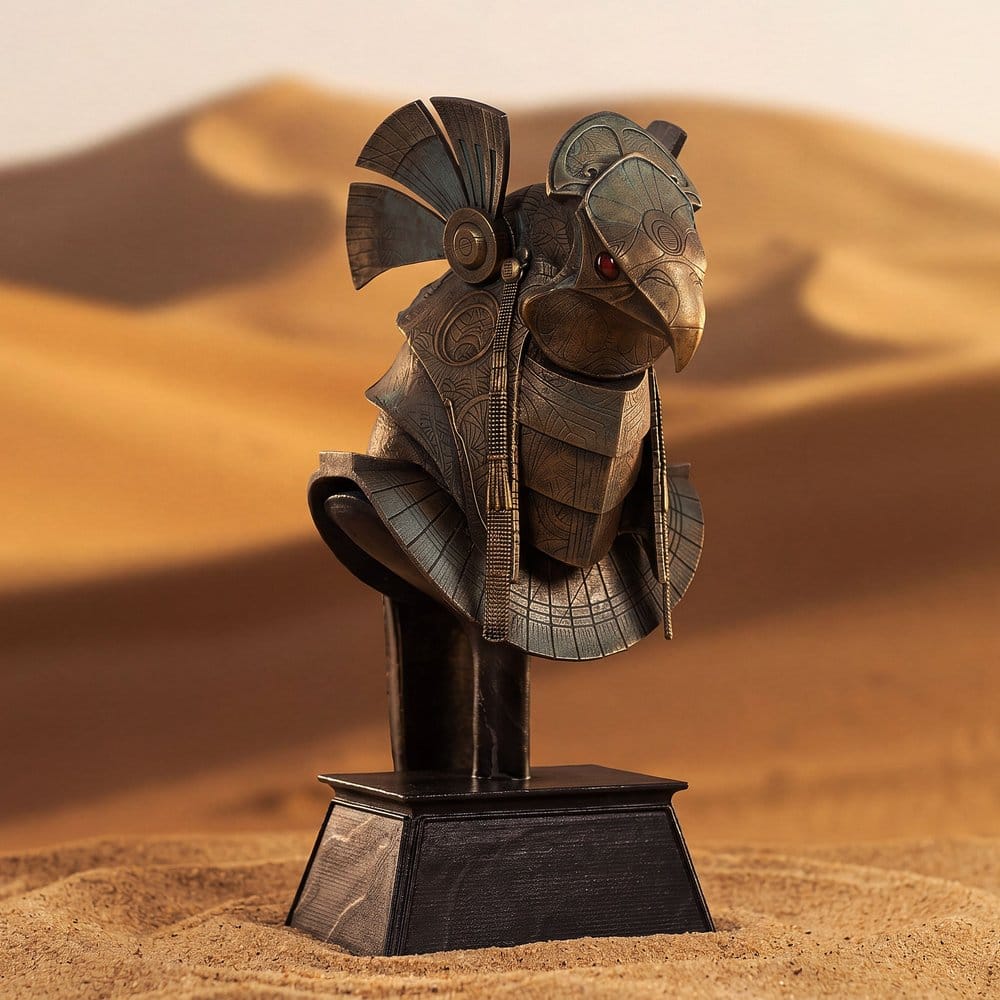 Stargate Desktop Replica Helmet Replica Horus Guard Helmet 15 cm