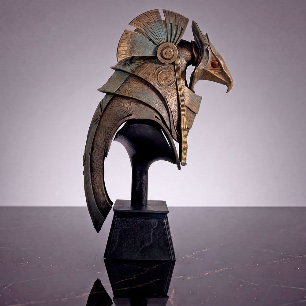 Stargate Desktop Replica Helmet Replica Horus Guard Helmet 15 cm