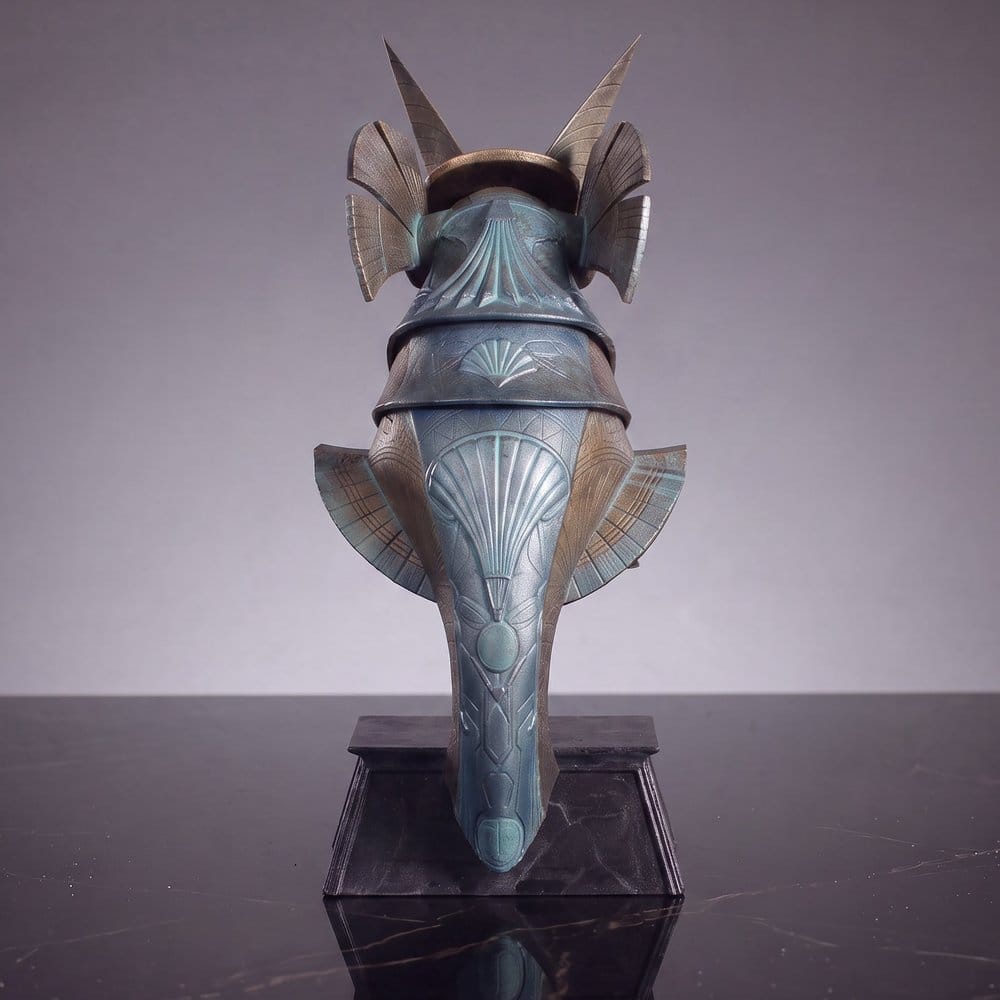 Stargate Desktop Replica Helmet Replica Jackal Guard Helmet Anubis 15 cm