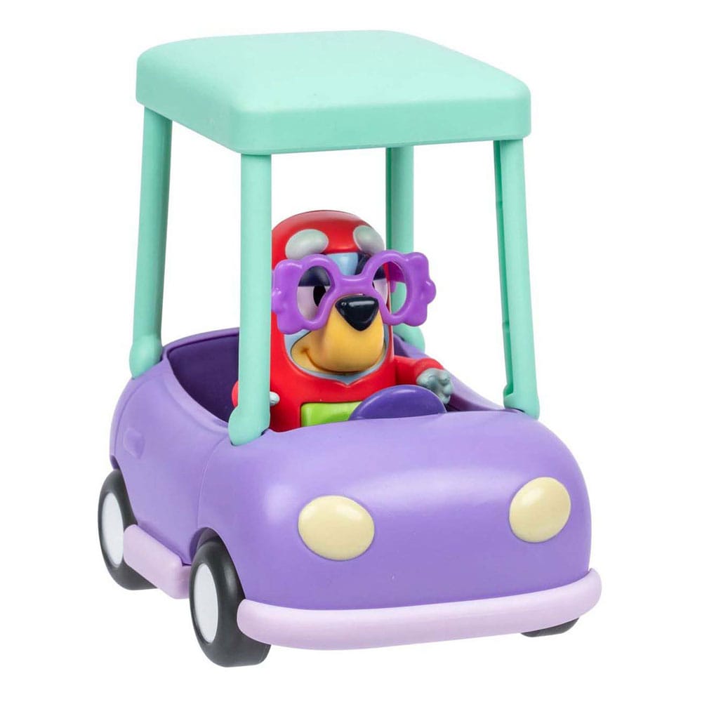 Bluey  Mini Figure Playset Janet & Granny Car