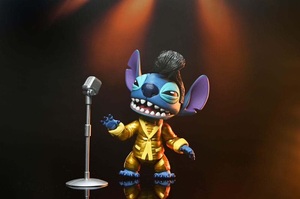 Lilo & Stitch Action Figure Ultimate Gold Suit Elvis Stitch 18 cm