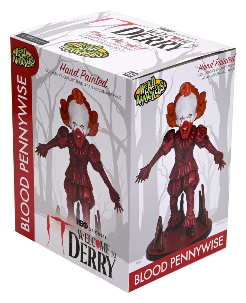 It: Welcome To Derry Head Knocker Blood Pennywise 19 cm