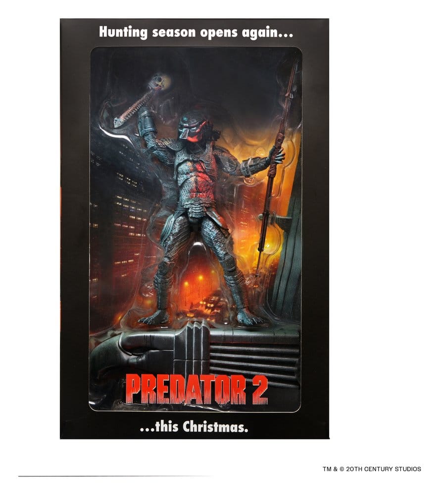 Predator 2 Action Figure City Hunter Poster Series 18 cm