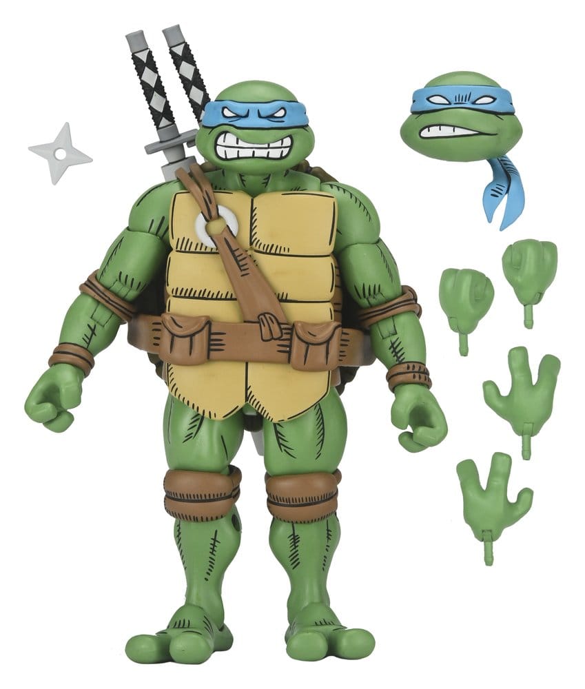 Teenage Mutant Ninja Turtles x Usagi Yojimbo Ultimate Action Figure Leonardo 18 cm