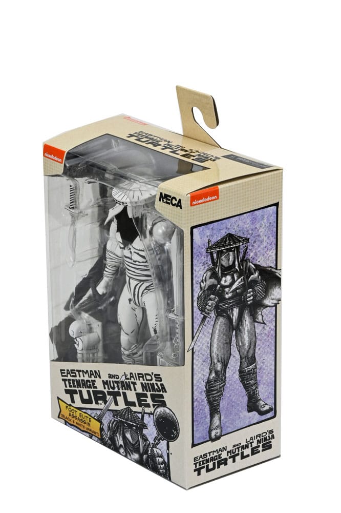 Teenage Mutant Ninja Turtles Action Figure Foot Assassin Black and White 18 cm