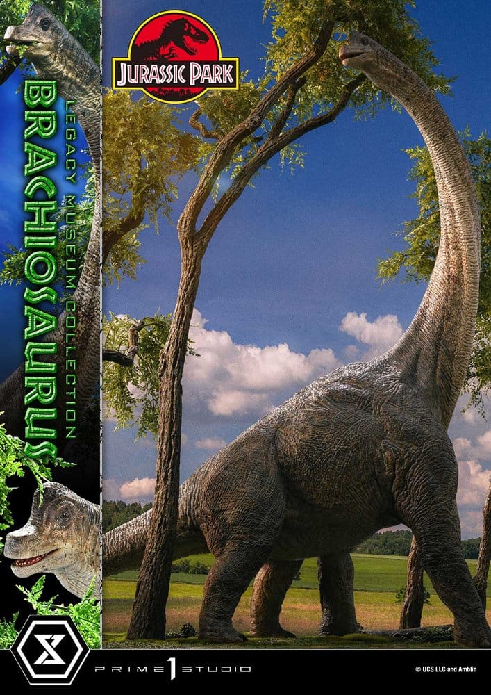 Jurassic Park (Film) Legacy Museum Collection Statue 1/15 Brachiosaurus Bonus Version 128 cm