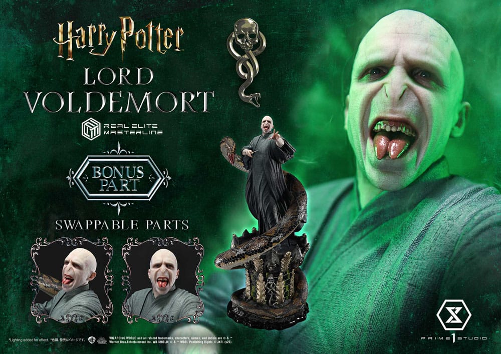 Harry Potter Real Elite Masterline Series Statue 1/4 Lord Voldemort Bonus Version 83 cm