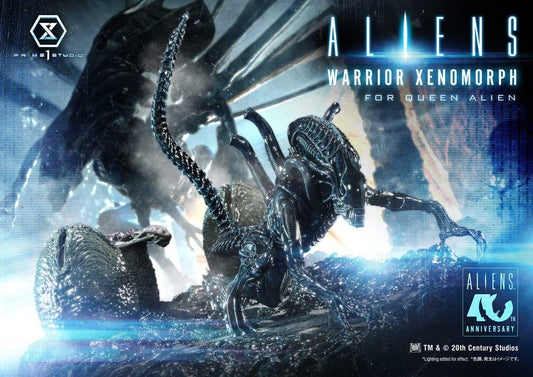 Aliens (Film) Ultimate Diorama Masterline Statue Warrior Xenomorph for Queen Alien 23 cm