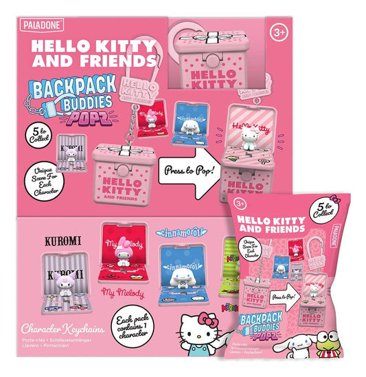 Sanrio Friends Popz Backpack Buddies Blind Box Assortment Hello Kitty (24)