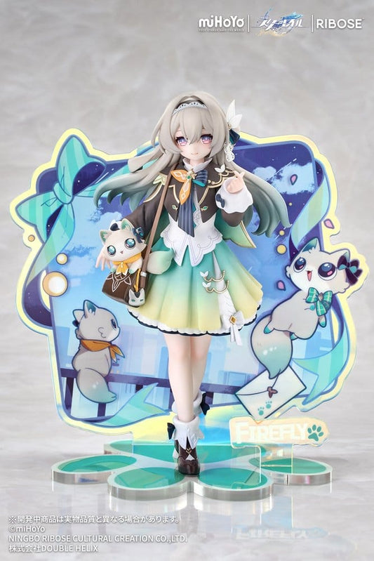 Honkai: Star Rail Rise Up+ Chibi Cat Series Mini Figure Firefly Ver. 18 cm