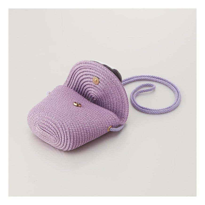 Sanrio Shoulder Bag Kuromi Straw