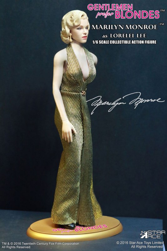 1/6 Marilyn Monroe "Lorelei Lee" Gold Dress ver.