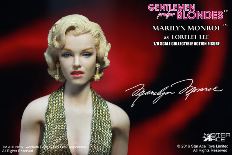 1/6 Marilyn Monroe "Lorelei Lee" Gold Dress ver.