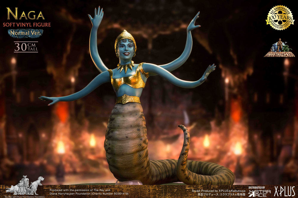 The 7th Voyage of Sinbad Soft Vinyl Statue Ray Harryhausen's Naga (Snake Woman) Deluxe Version 31 cm