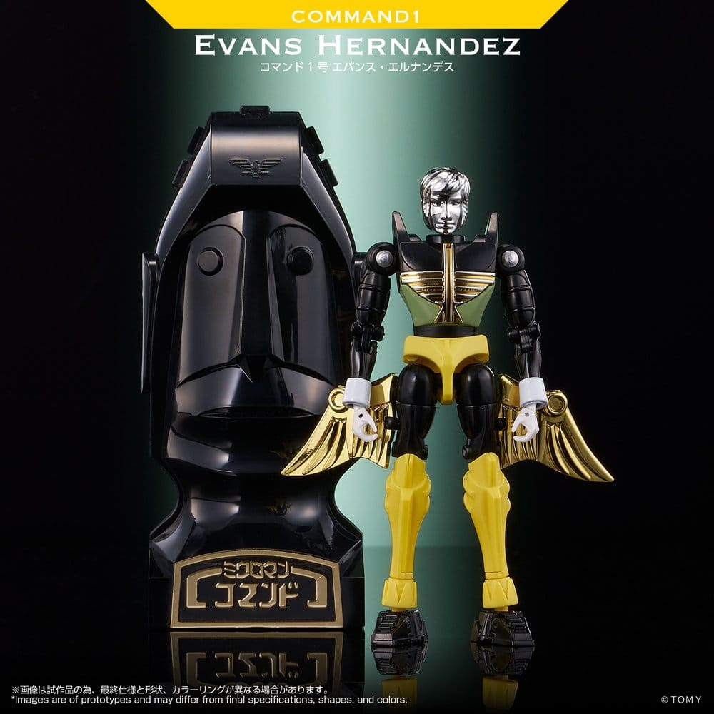 Microman Legacy Soul Action Figure Command 1 Evans Hernandez