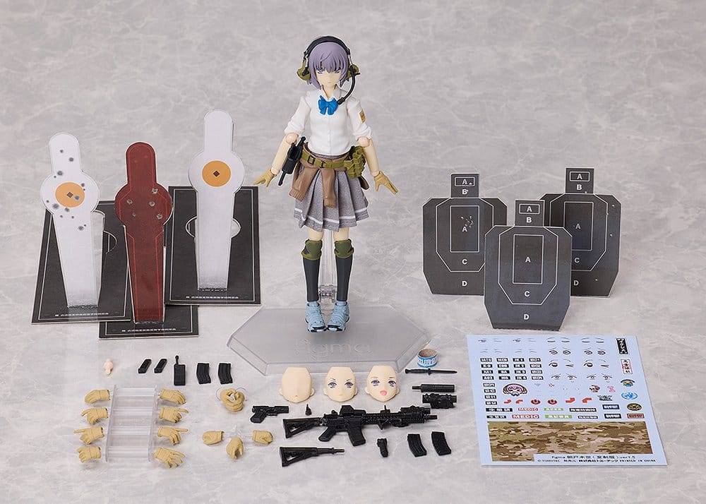 Little Armory figma Action Figure Miyo Asato: Summer Uniform ver. 1.5 13 cm