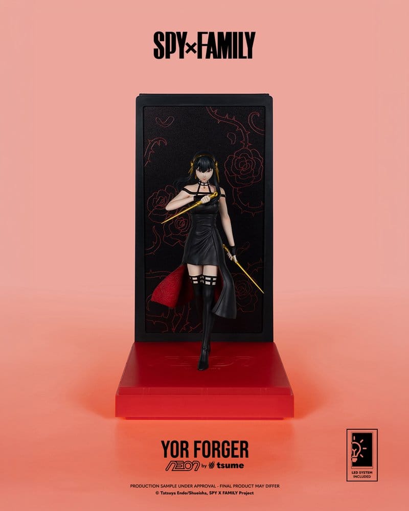 Spy x Family Neon Figure 1/9 Yor Forger 20 cm