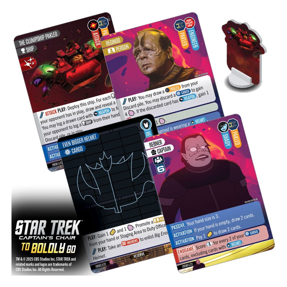 Star Trek: Captain's Chair Card Game To Boldly Go *English Version*