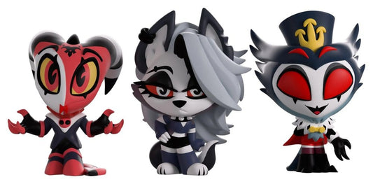 Helluva Boss Mini Tooz Mini Figures 3-Pack Blitzo, Loona &amp; Stolas