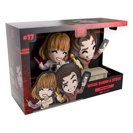 Stranger Things Vinyl Figure WSQK Robin & Steve 13 cm