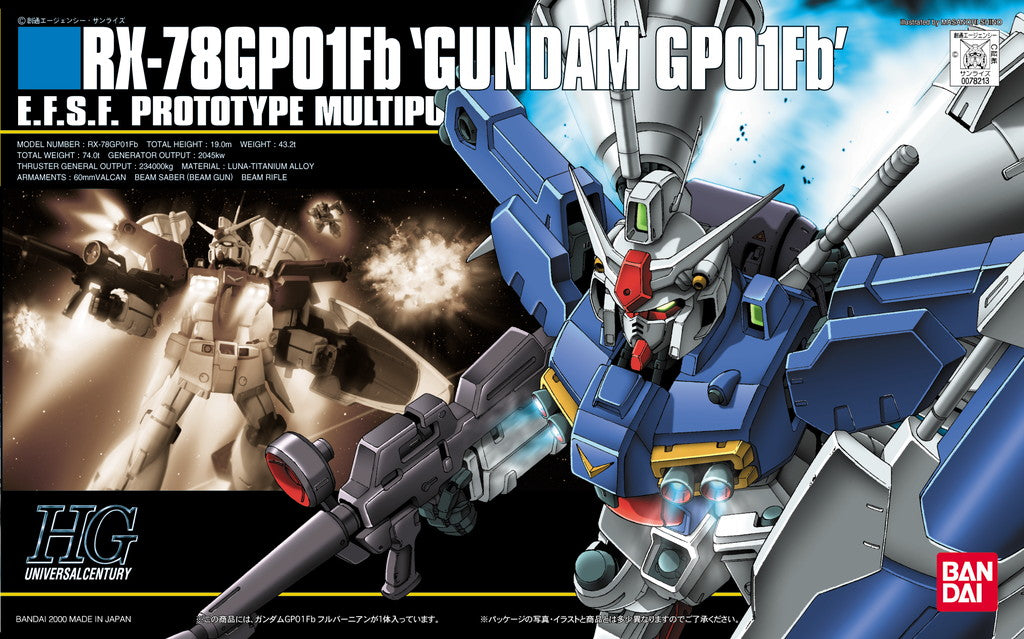1/144 HGUC RX-78GP01Fb GUNDAM #018