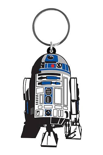 Porte-clés en caoutchouc Star Wars R2-D2 6 cm