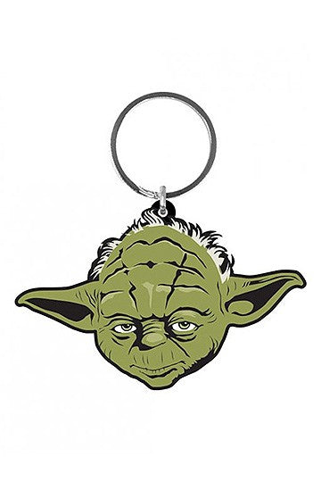 Porte-clés en caoutchouc Star Wars Yoda 6 cm