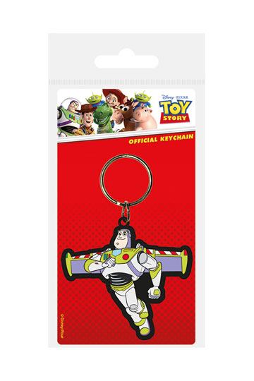 Porte-clés en caoutchouc Toy Story Buzz l'Éclair 6 cm