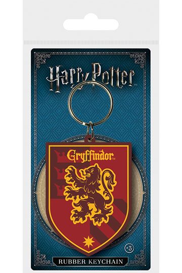 Porte-clés en caoutchouc Harry Potter Gryffondor 6 cm