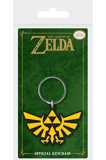 Legend of Zelda Rubber Keychain Triforce 6 cm