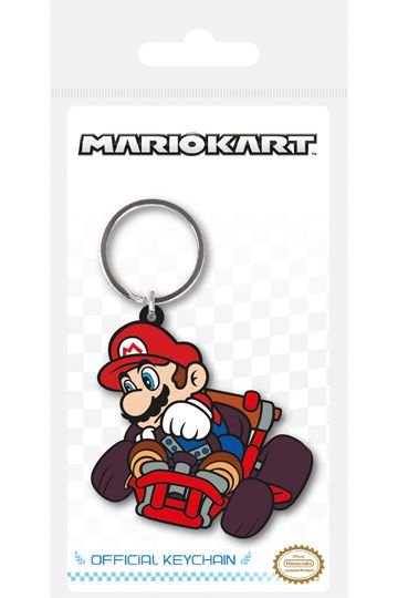 Porte-clés en caoutchouc Mario Kart Drift 6 cm