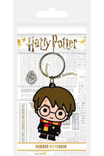 Porte-clés en caoutchouc Harry Potter Chibi Harry 6 cm
