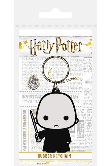 Harry Potter Rubber Keychain Chibi Voldemort 6 cm