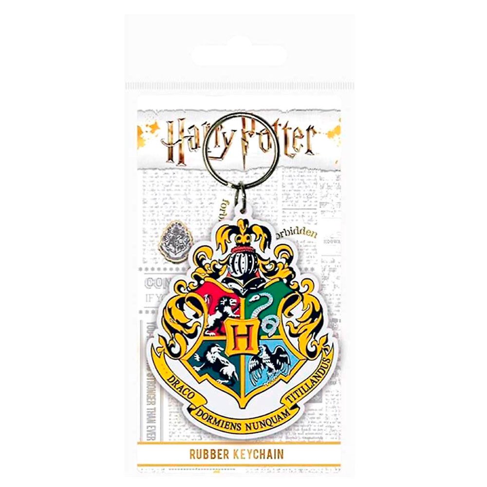 Porte-clés caoutchouc Harry Potter Poudlard 6 cm